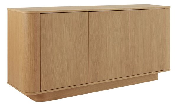 Comodă cu 3 uși Navan, stejar natural (160 cm)