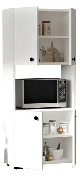 Dulap din pal, Beny Homs, alb, 160 x 60 x 31.4 cm
