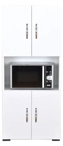 Dulap din pal, Beny Homs, alb, 160 x 60 x 31.4 cm