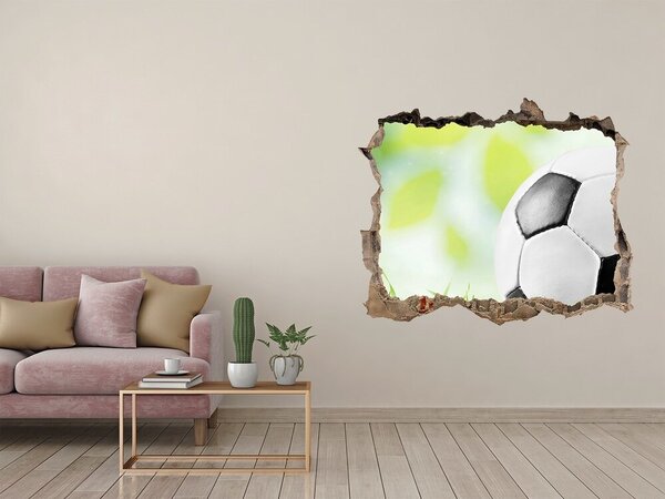 Autocolant gaură 3D Vise de fotbal