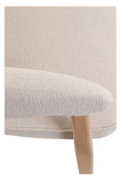 Scaun de dining Gabi, bej/stejar natural