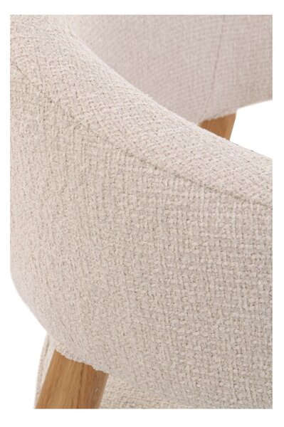 Scaun de dining Gabi, bej/stejar natural
