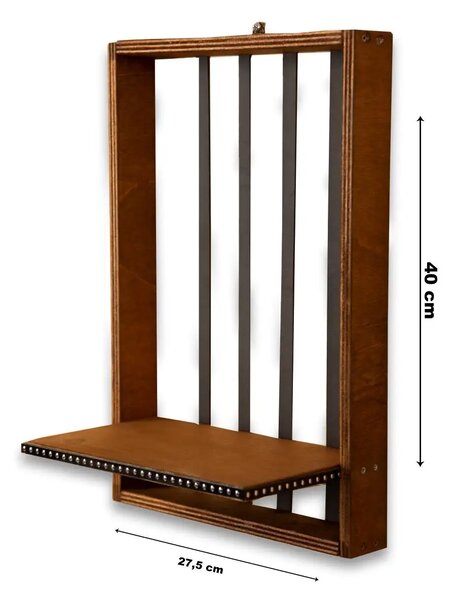 Raft flori din lemn stratificat Delta Homs 40 X 27 X 16 cm
