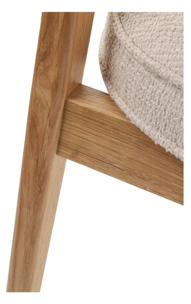 Scaun de dining Gabi, bej/stejar natural