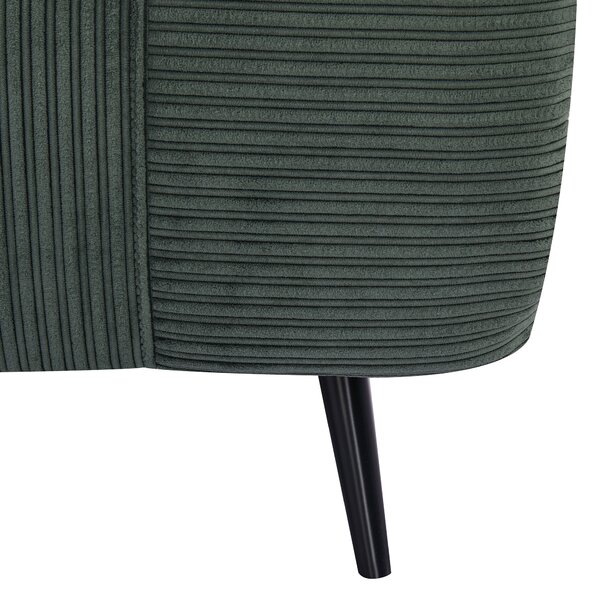 HOMCOM Fotoliu Extensibil 2-În-1 Reglabil pe 3 Niveluri cu Șezut Mare, Canapea Extensibilă, 82x89x83 cm, Verde | Aosom Romania