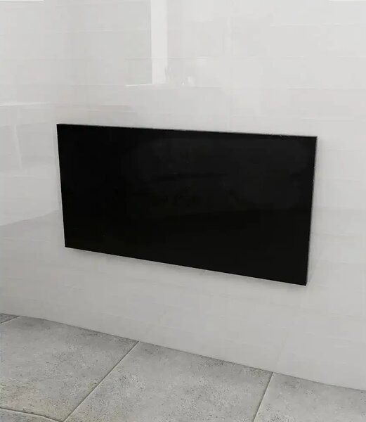 Masa rabatabila cu montaj pe perete, Homs,negru, 90X35 cm, 40086