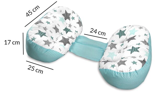 Perna gravide multifunctionala Kidizi Mona All Mint Stars