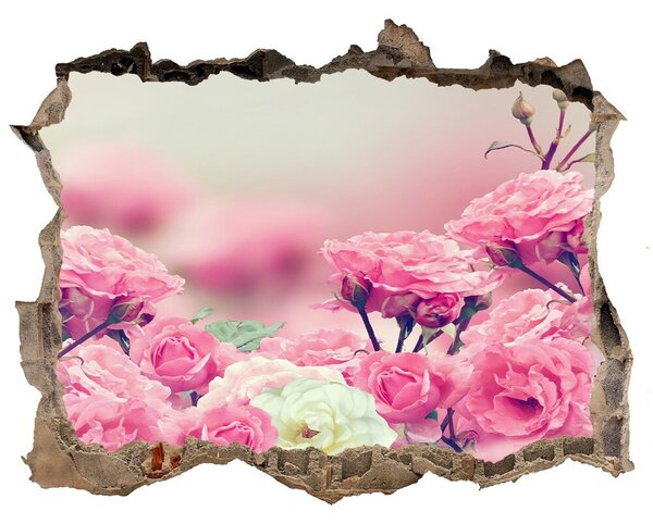 Autocolant autoadeziv gaură Flori de trandafir sălbatic