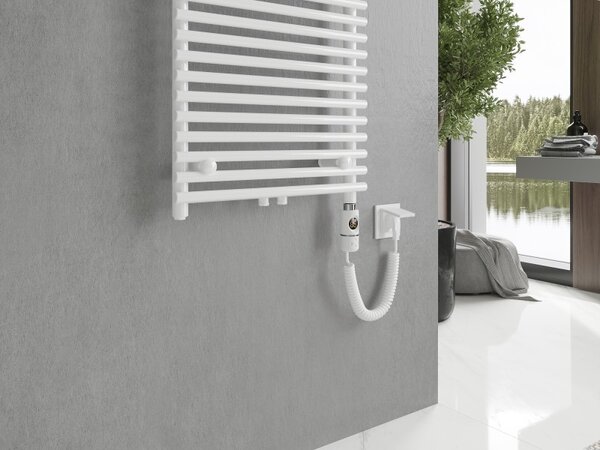 Mexen Sol, element electric de încălzire 1200x500 mm + tijă de încălzire 600 W, alb, W125-1200-500-2600-20