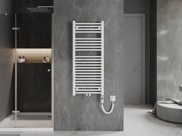 Mexen Pluton, element electric de încălzire 1200x500 mm + tijă de încălzire 600 W, alb, W106-1200-500-2600-20