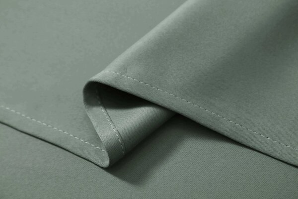 Draperie verde-gri OXFORD 140x250 cm Agatat: Inele metalice