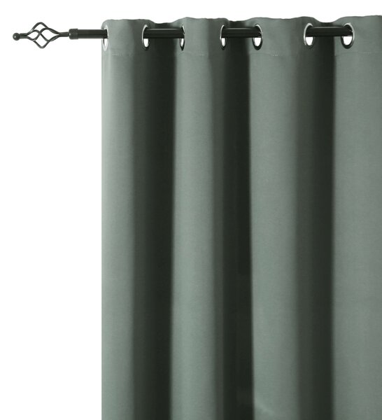 Draperie verde-gri OXFORD 140x250 cm Agatat: Inele metalice