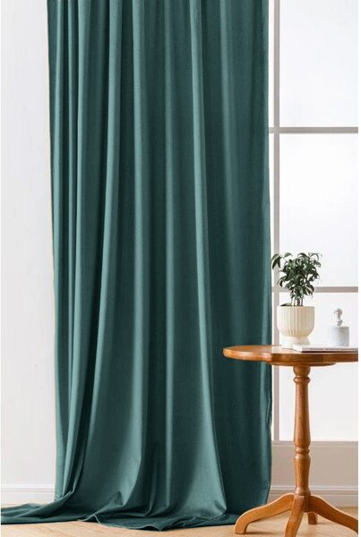 Draperie opaca VELVET 140x250 cm, turcoaz Agatat: Rejansa