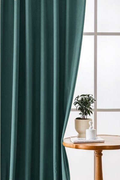 Draperie opaca VELVET 140x250 cm, turcoaz Agatat: Rejansa