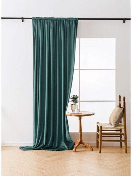 Draperie opaca VELVET 140x250 cm, turcoaz Agatat: Rejansa