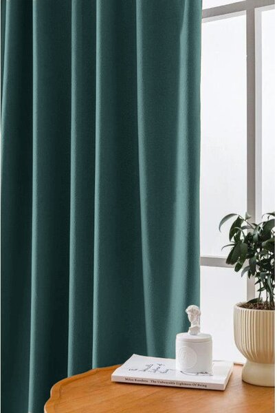 Draperie opaca VELVET 140x250 cm, turcoaz Agatat: Rejansa