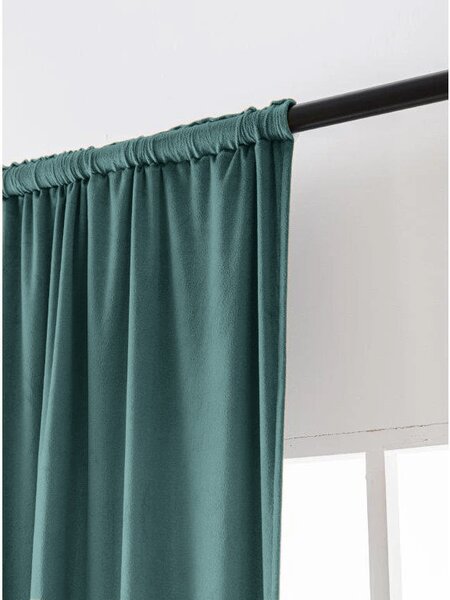 Draperie opaca VELVET 140x250 cm, turcoaz Agatat: Rejansa