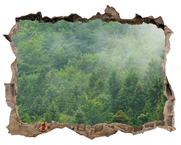 Samoprzylepna dziura naklejka Pădure misterioasă