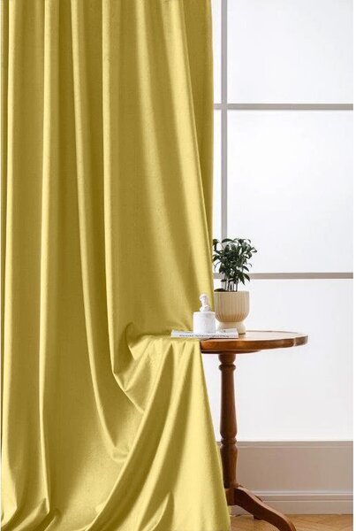 Draperie opaca VELVET 140x270 cm, horcicowy Agatat: Rejansa