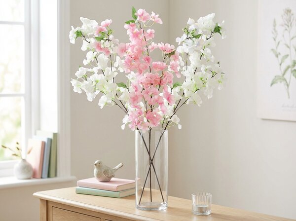 Floare artificiala CHERRY BLOSSOM 88 cm - mai multe culori Culoare: Roz