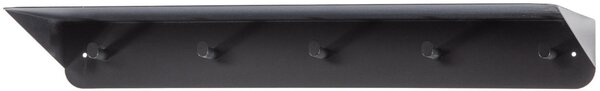 Cuier de perete metalic KENAN 80 cm, negru