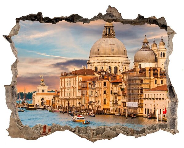Fototapeta dziura na ścianę 3d Veneția, italia
