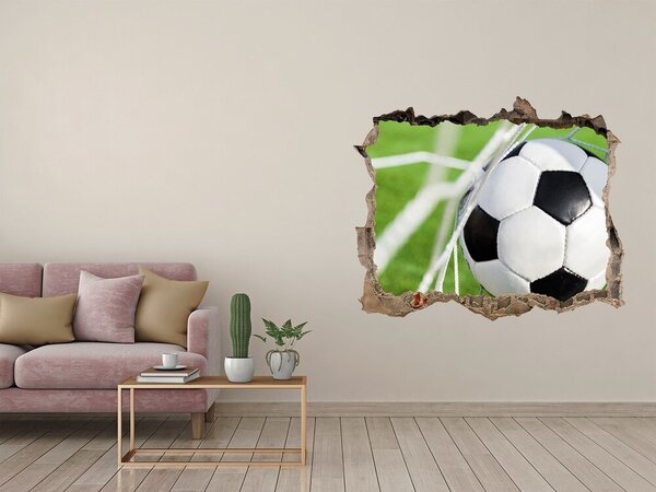 Foto zdjęcie dziura na ścianę Un gol în fotbal
