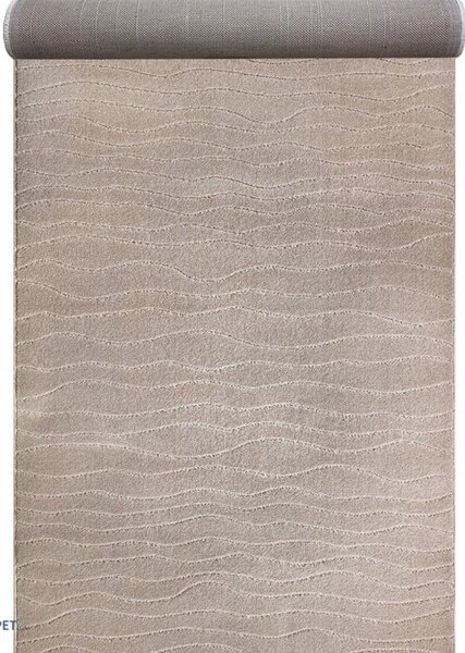 Traversa Hol, Model Oksi 38010 202, Festonata Latime 120 cm, Bej 100 x 300