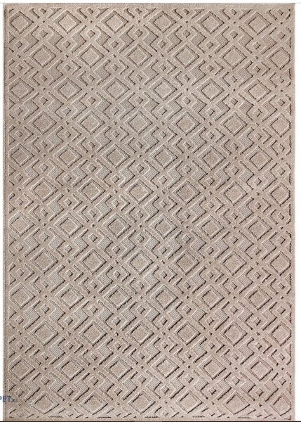 Traversa Hol, Model Oksi 38011 202, Festonata Latime 120 cm, Bej 80 x 200