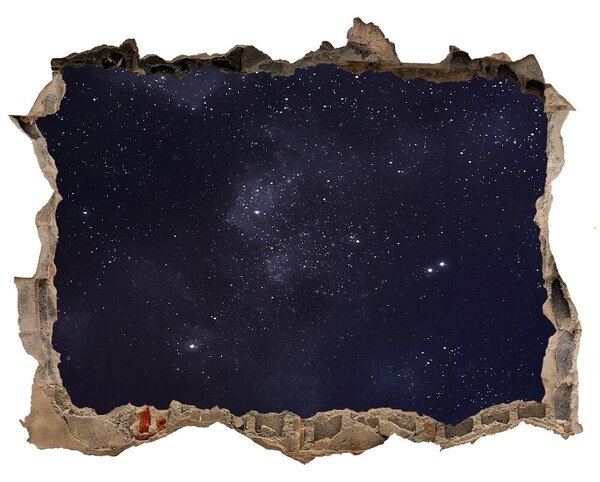 Fototapet un zid spart cu priveliște Constelaţie