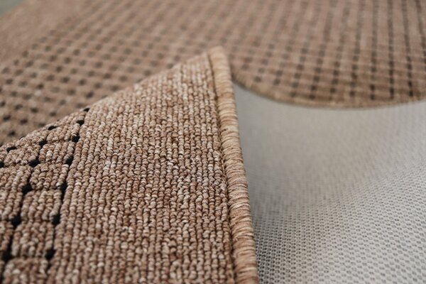 Traversa Antiderapanta Hol Bucatarie, Model Lester Mocha, Maro 80 x 400