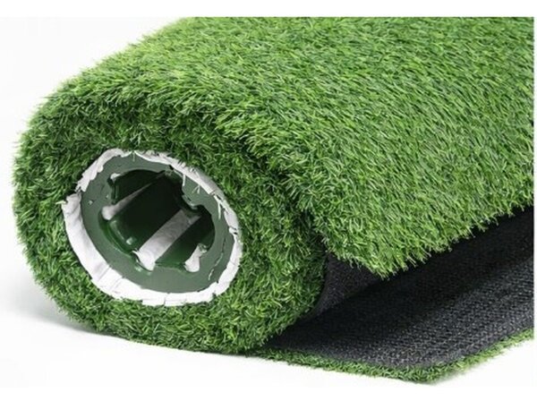 Covor Gazon Iarba Artificiala, Terasa Balcon Loc de Joaca, Sri Lanka 30 mm, Verde Verde, 100 x 300