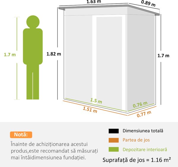 Outsunny Magazie Scule Cu Usa Glisanta Negru Usor De Montat Cu 6 Compartimente Stil Modern 163x89x182 cm | Aosom Romania