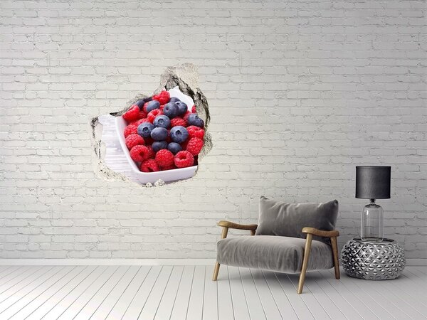 Autocolant gaură 3D Paradisul fructelor