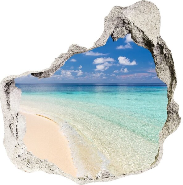 Autocolant autoadeziv gaură Plajă în Maldive
