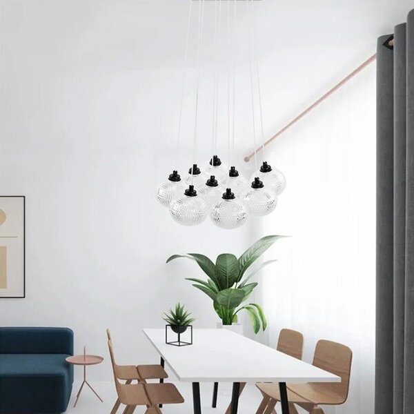Lampă suspendată MS022-9CP Black
