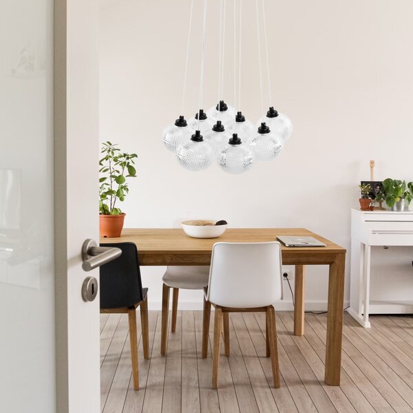 Lampă suspendată MS022-9CP Black