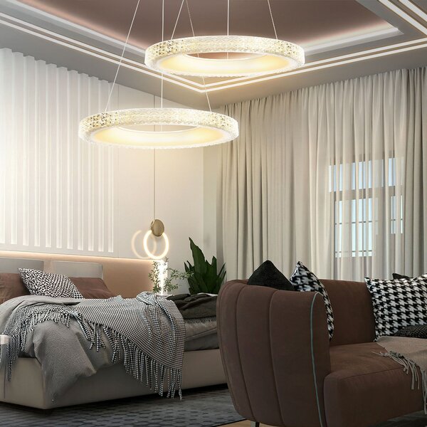 Lampa LED MS002-CP ROSE GOLD 60cm