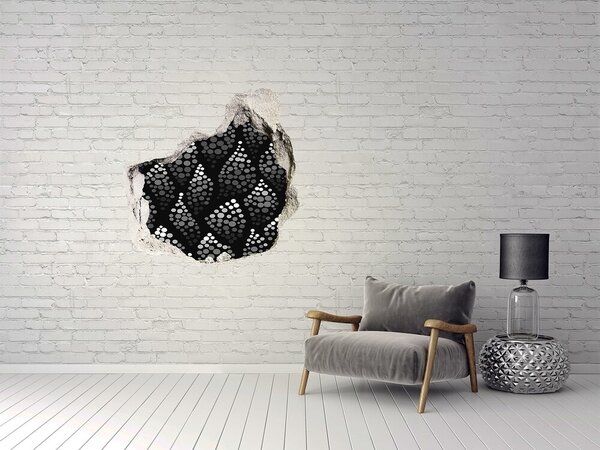 Autocolant de perete gaură 3D Gaură elegantă în perete