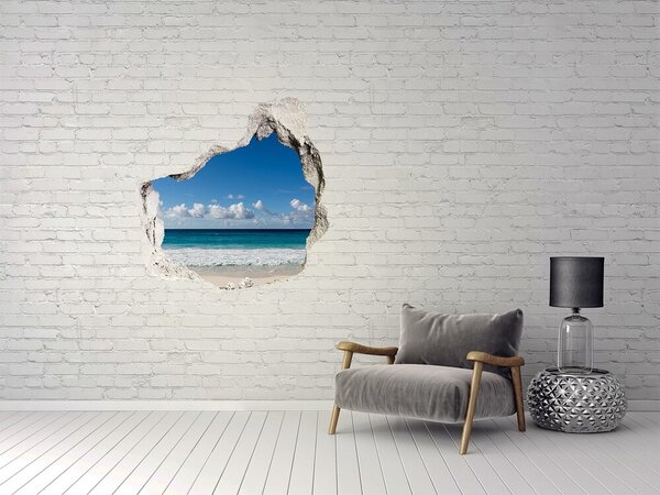 Autocolant de perete gaură 3D Vedere la ocean