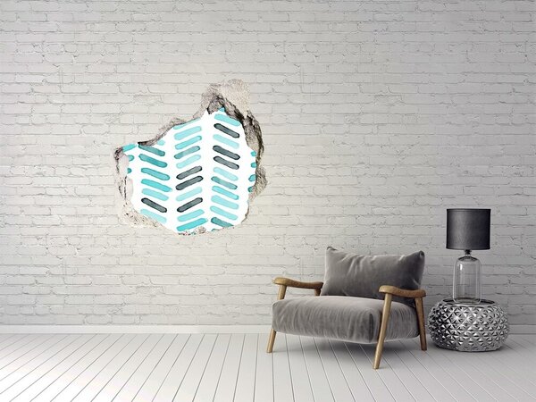 Autocolant 3D gaura cu priveliște Interior în stil modern