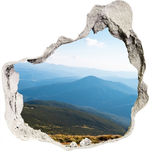 Autocolant 3D gaura cu priveliște Parcul National Tatra