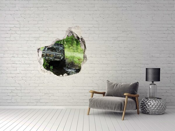 Autocolant autoadeziv gaură Aventură off-road în pădure