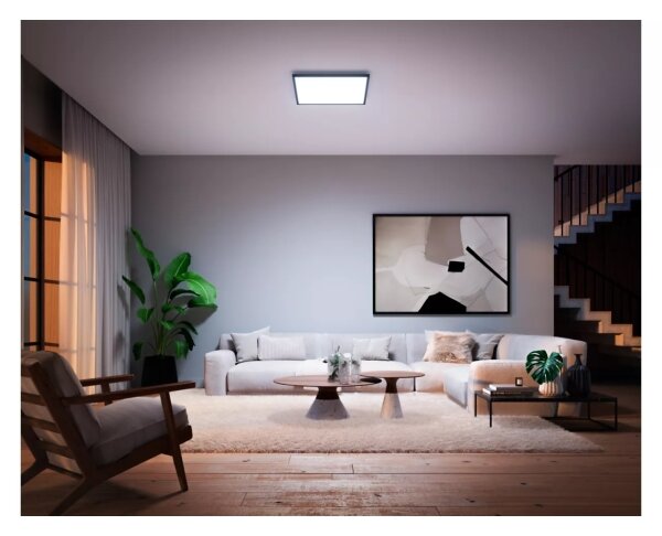 Philips Hue AURELLE - plafonieră LED reglabilă, 39W/230V, 60x60 cm, neagră