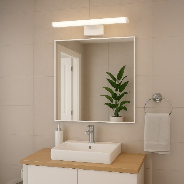 Lumină LED pentru oglindă de baie MIRORE, 10W, 230V, 60 cm, IP44, albă