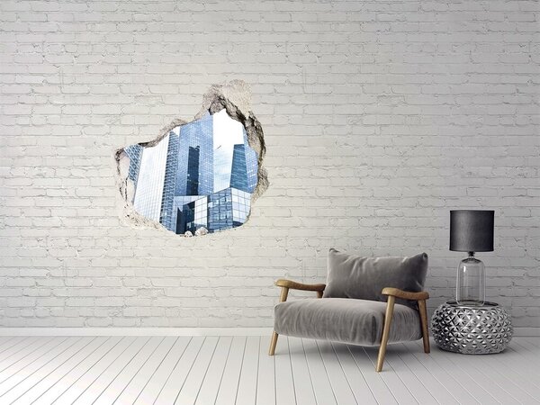 Autocolant autoadeziv gaură Arhitectura modernă în peisajul urban
