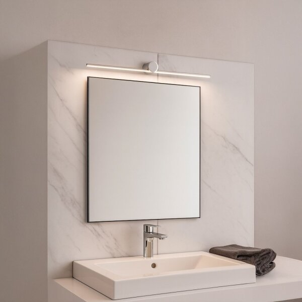 Lumină LED pentru oglindă de baie ARTIST, 9 W, 230 V, 60 cm, IP44, crom lucios