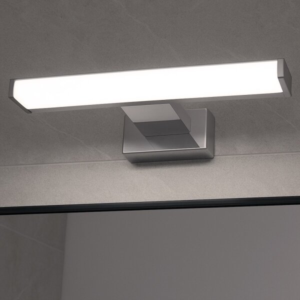Aplica LED pentru oglindă de baie MIRORE, 5 W, 230 V, 30 cm, IP44, crom lucios