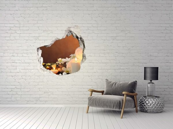 Fototapet 3D gaură în perete Relaxează-te la spa