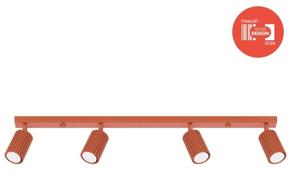 Brilagi - Spot LED CRESTO 4xGU10/10W/230V roșu